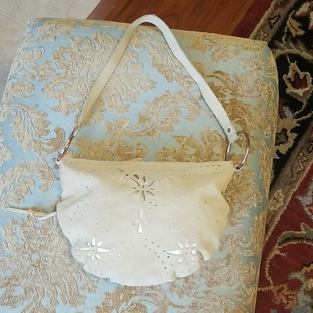 Vintage Guess Suade Shoulder Bag - Picture 2 of 6